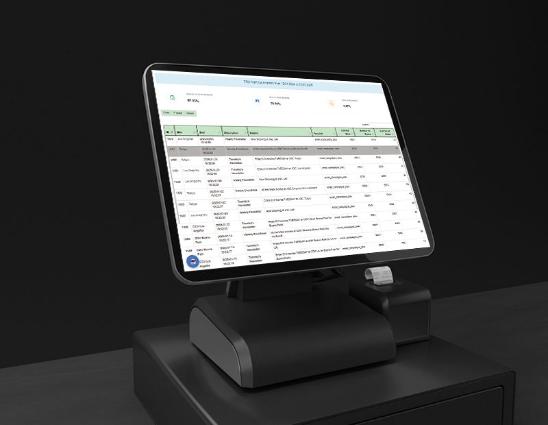Send newsletters straight from your PoS
